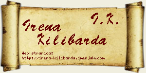 Irena Kilibarda vizit kartica